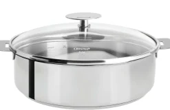 Sauteuses, Tajines Et Wok>Camif CRISTEL Set sauteuse 24 cm avec couvercle et poignée noire Mutine Amovible