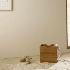 Meubles D'Entrée>Camif Cube de rangement bois massif Cyriel - Chêne Massif