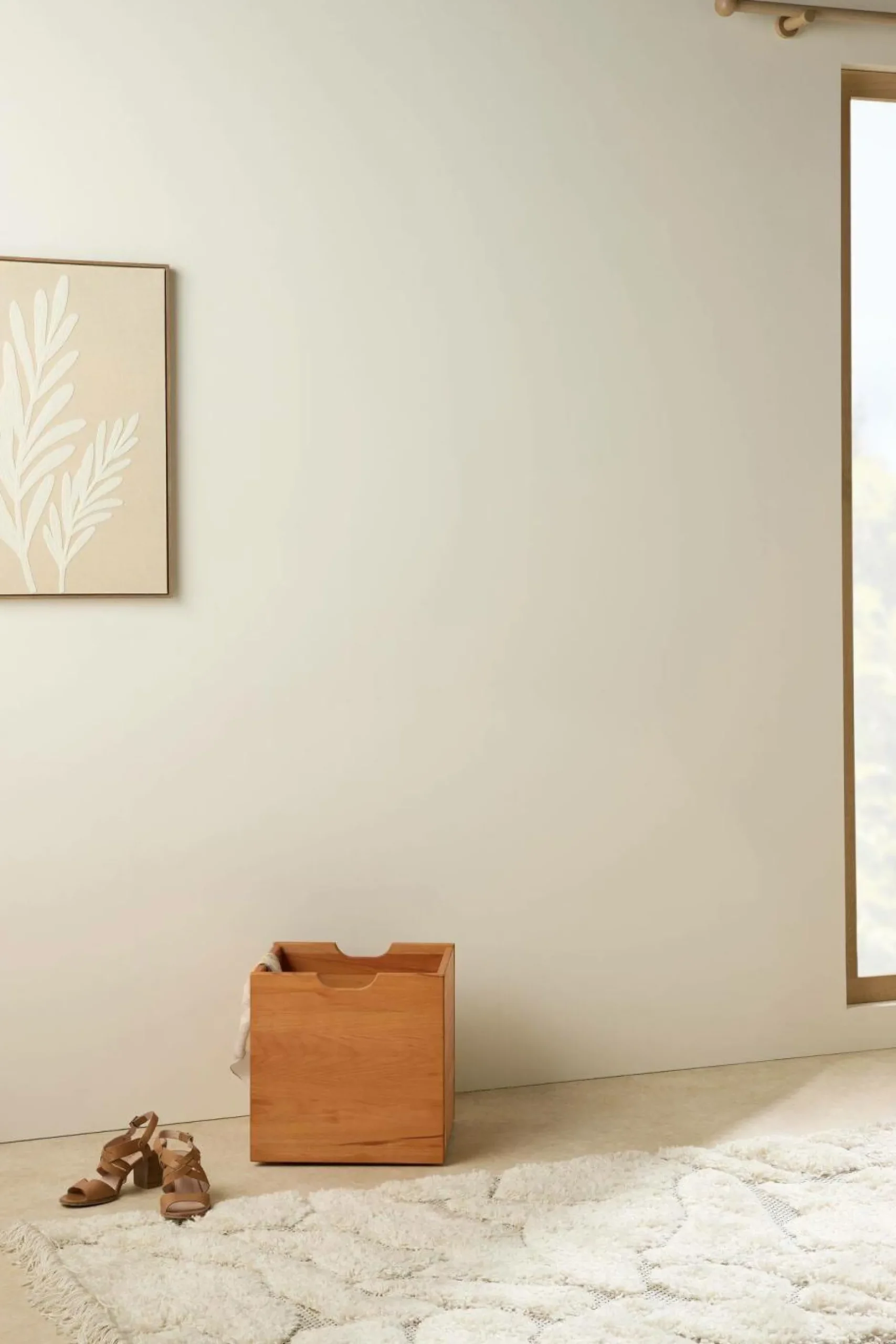 Meubles D'Entrée>Camif Cube de rangement bois massif Cyriel - Hêtre Massif