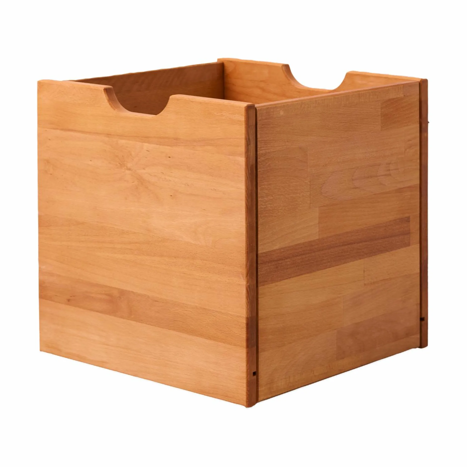 Meubles D'Entrée>Camif Cube de rangement bois massif Cyriel - Hêtre Massif