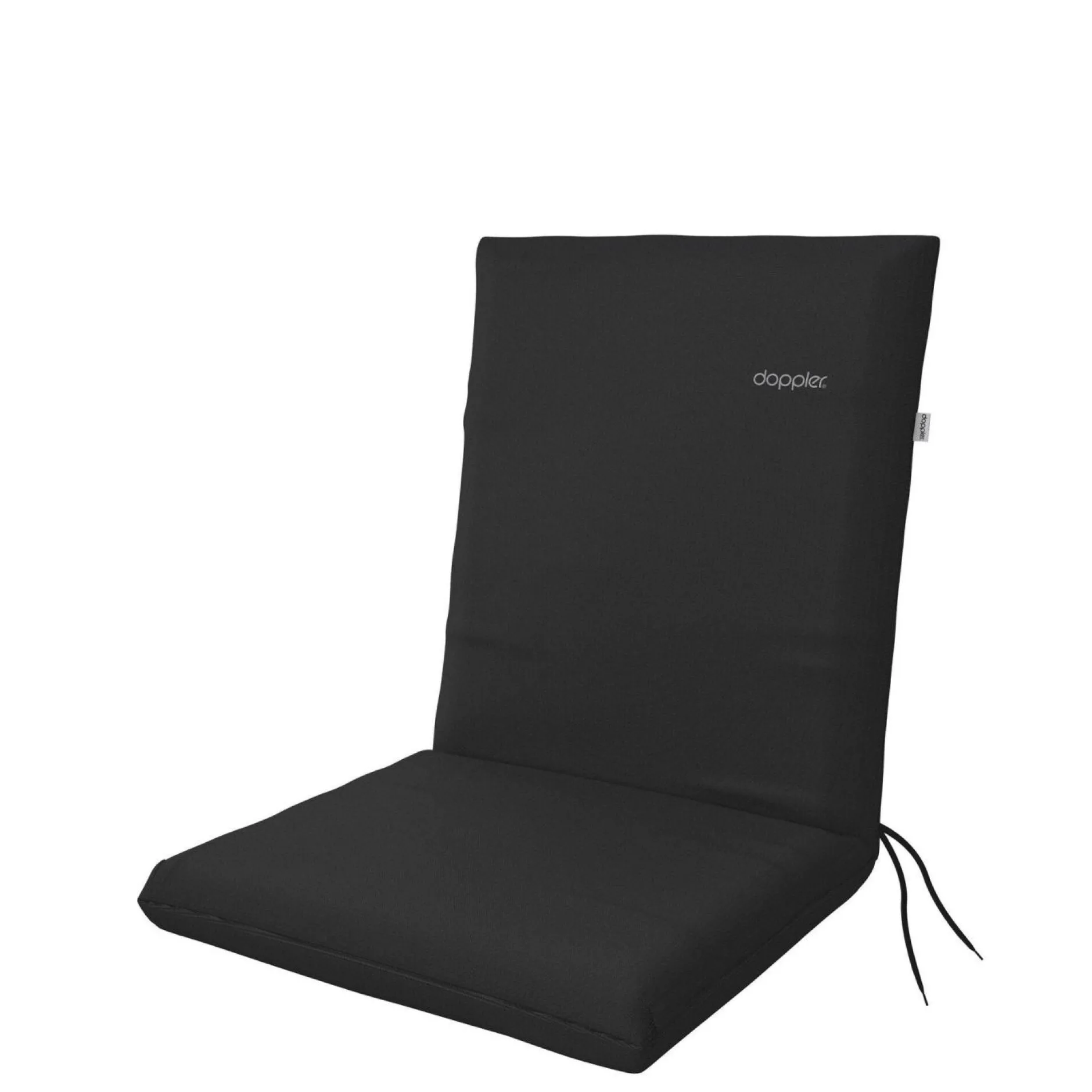 Accessoires Transats>Camif DOPPLER Coussins de Chaise Nature en Tissus Recyclé - Gris Anthracite