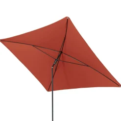 Parasols></noscript>Camif DOPPLER Parasol Rectangulaire 230 x 190 cm Sunline en Acier - Terracotta