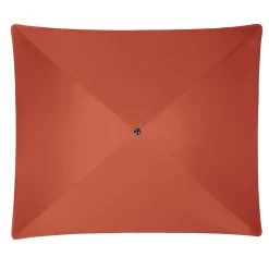 Parasols></noscript>Camif DOPPLER Parasol Rectangulaire 230 x 190 cm Sunline en Acier - Terracotta
