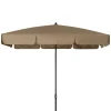 Parasols>Camif DOPPLER Parasol Rectangulaire 185 x 120 cm Sunline en Acier - Taupe