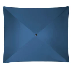 Parasols></noscript>Camif DOPPLER Parasol Rectangulaire 230 x 190 cm Sunline en Acier - Bleu Marine