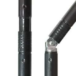 Parasols></noscript>Camif DOPPLER Parasol Rectangulaire 185 x 120 cm Sunline en Acier - Beige Nature