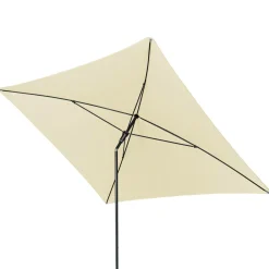 Parasols></noscript>Camif DOPPLER Parasol Rectangulaire 230 x 190 cm Sunline en Acier - Beige Nature