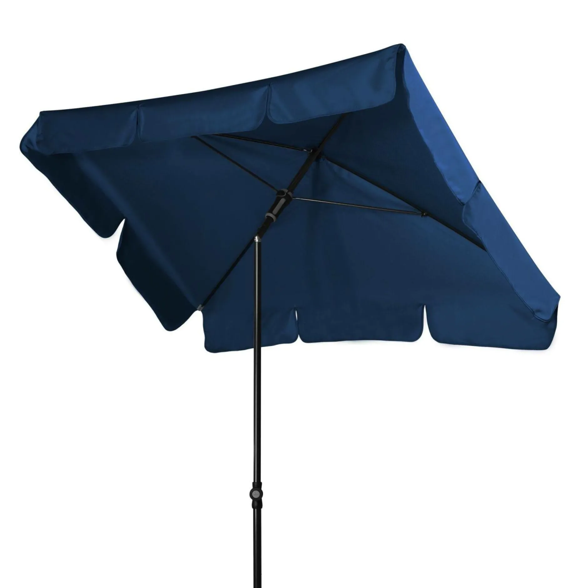Parasols>Camif DOPPLER Parasol Rectangulaire 185 x 120 cm Sunline en Acier - Bleu Marine