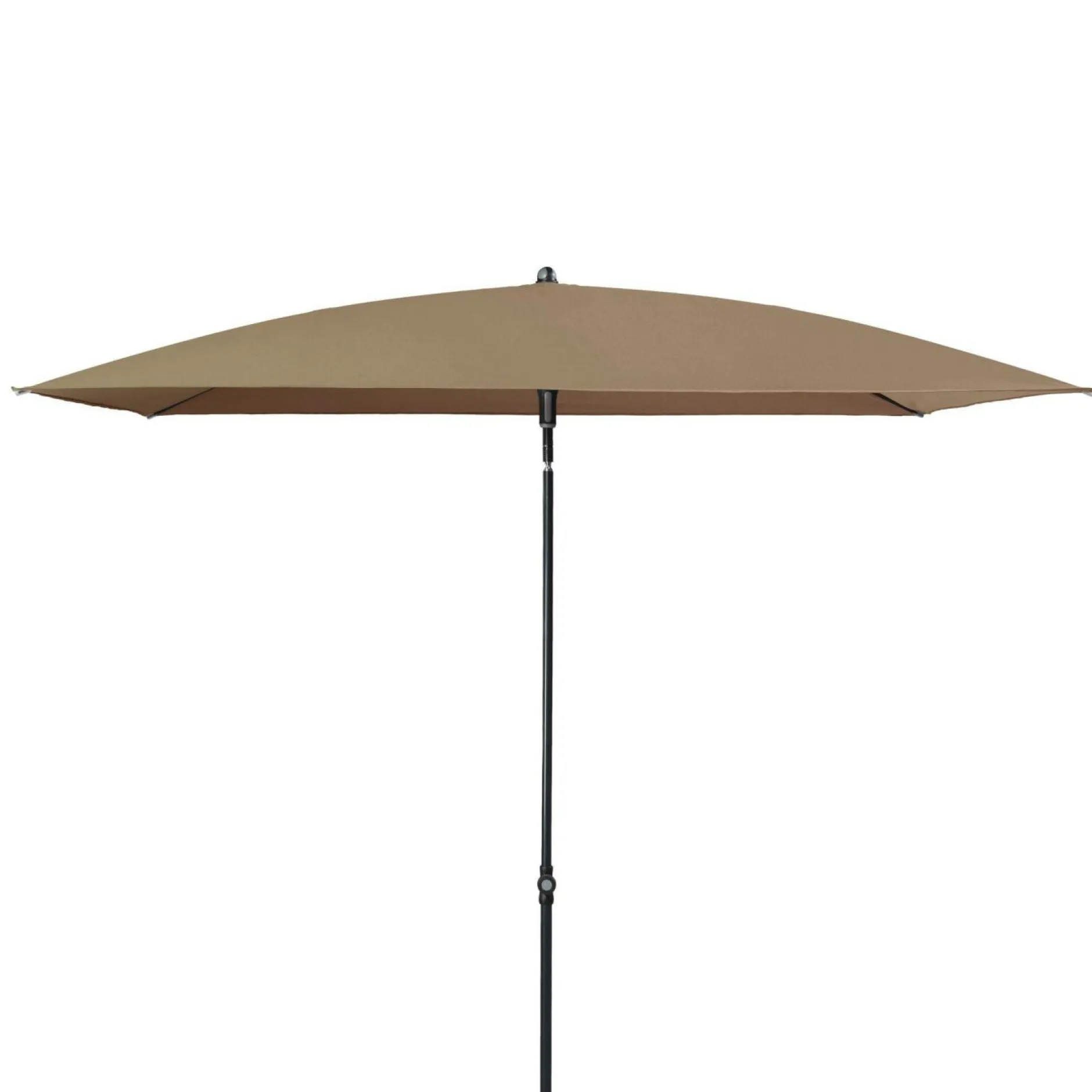 Parasols>Camif DOPPLER Parasol Rectangulaire 230 x 190 cm Sunline en Acier - Taupe