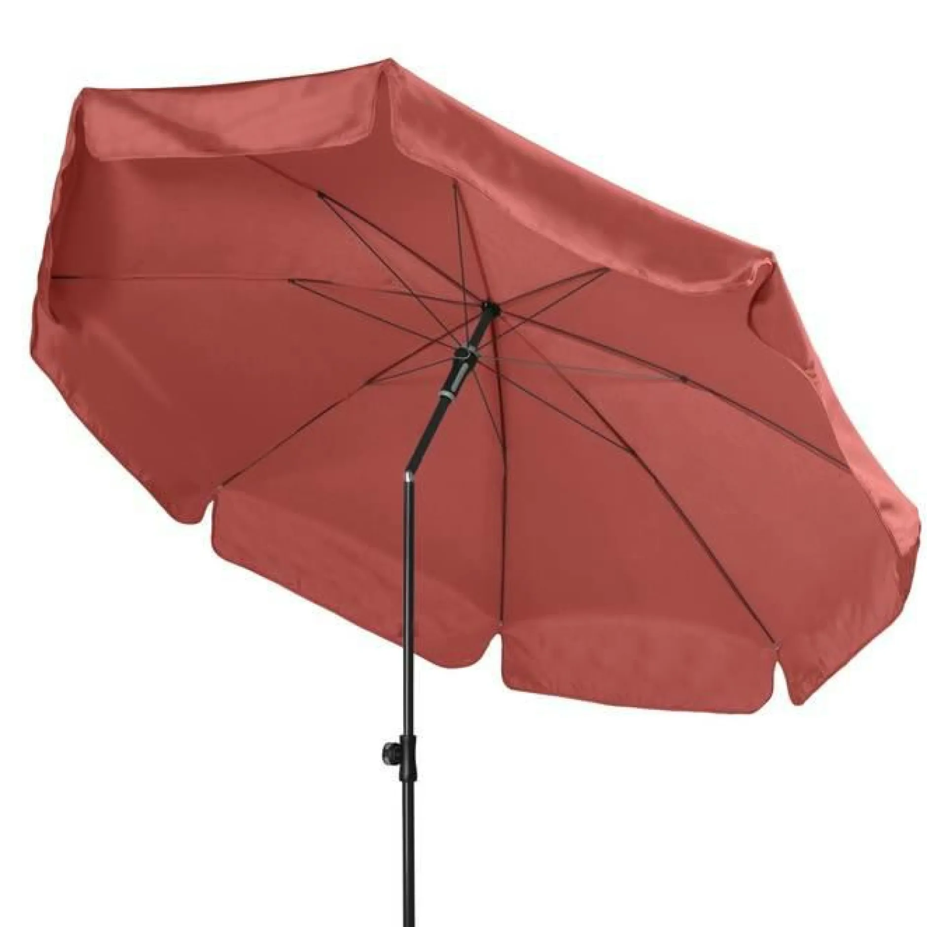 Parasols>Camif DOPPLER Parasol Rond ⌀ 200 cm Sunline en Acier - Terracotta
