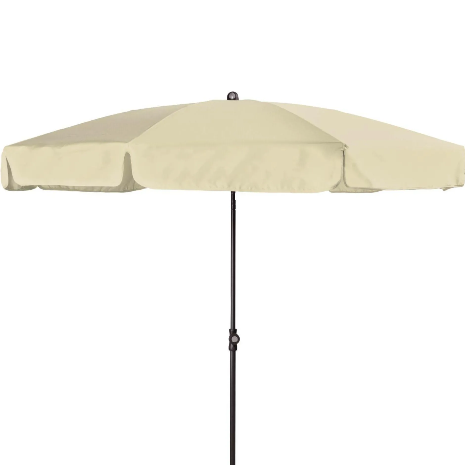Parasols>Camif DOPPLER Parasol Rond ⌀ 200 cm Sunline en Acier - Beige Nature