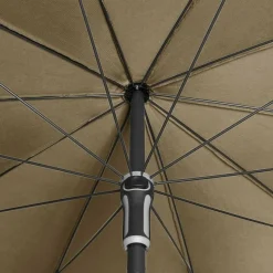 Parasols></noscript>Camif DOPPLER Parasol Rond ⌀ 250 cm Sunline en Acier - Taupe