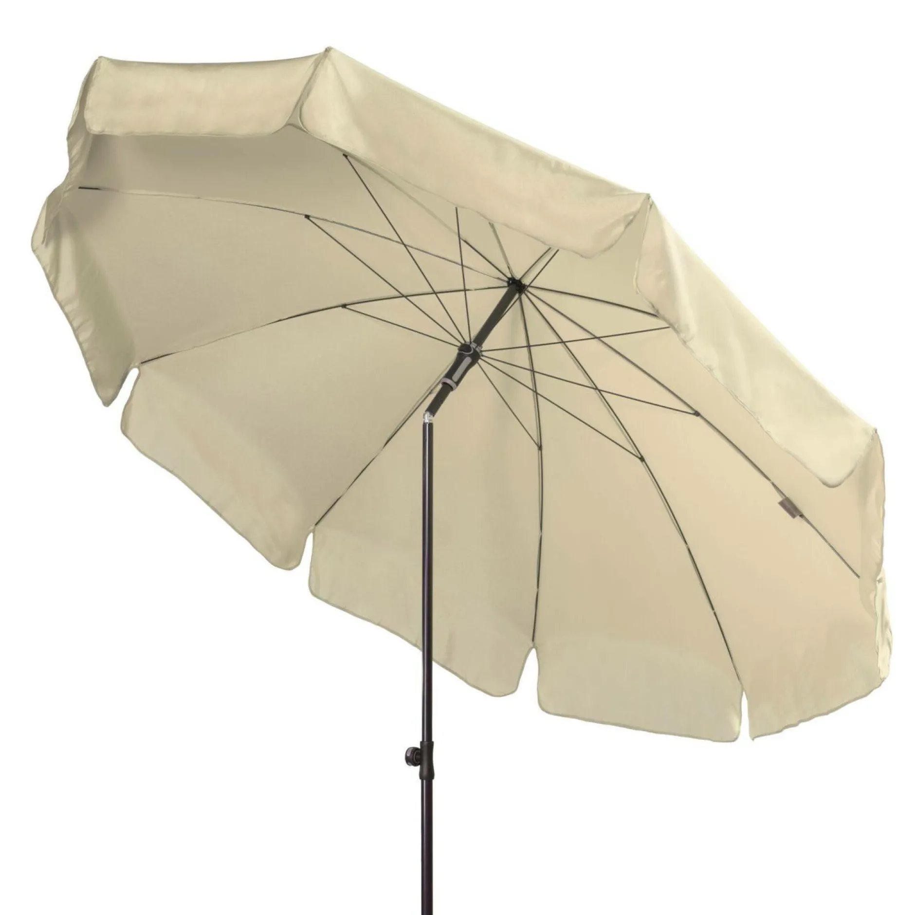 Parasols>Camif DOPPLER Parasol Rond ⌀ 250 cm Sunline en Acier - Beige Nature