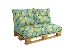 Poufs, Poires Et Coussins De Sol|Poufs, Poires Et Coussins De Sol>Camif Dossier coussin palette recyclé Heva - Citronnade