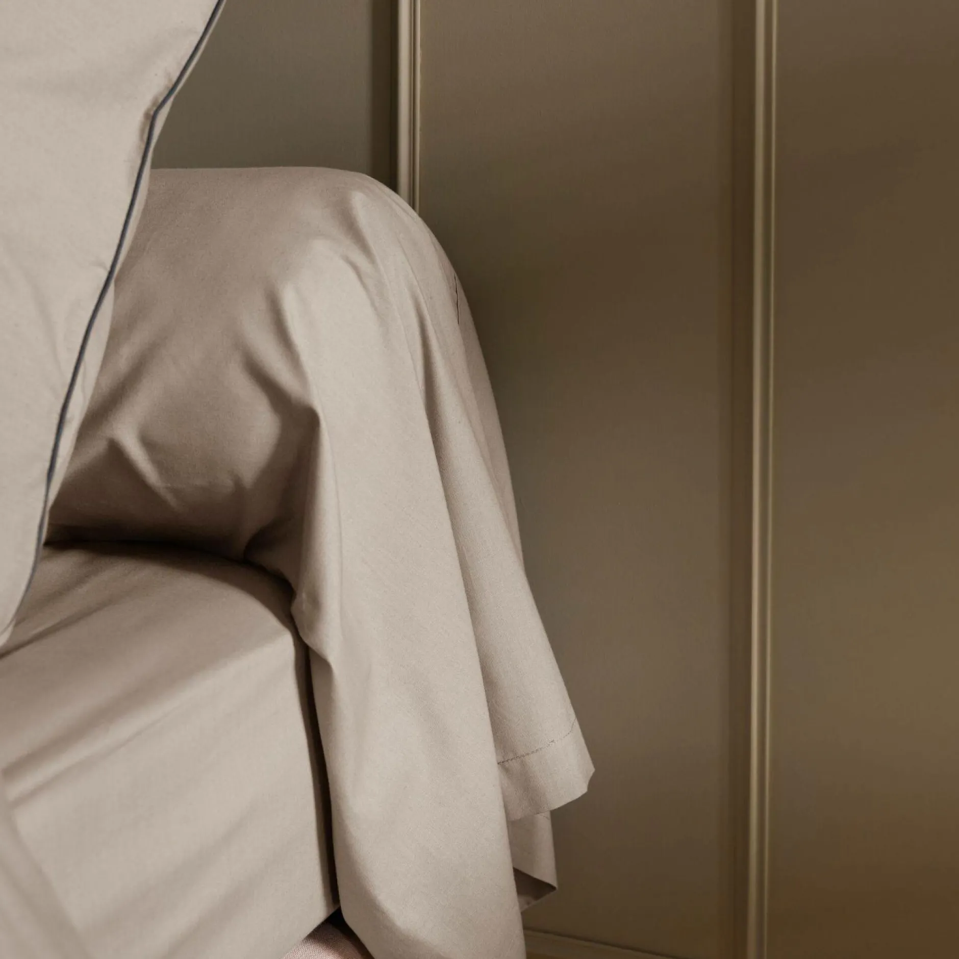 Draps Housse>Camif Drap housse coton bio Thaïs - - 140 x 190 cm Ficelle