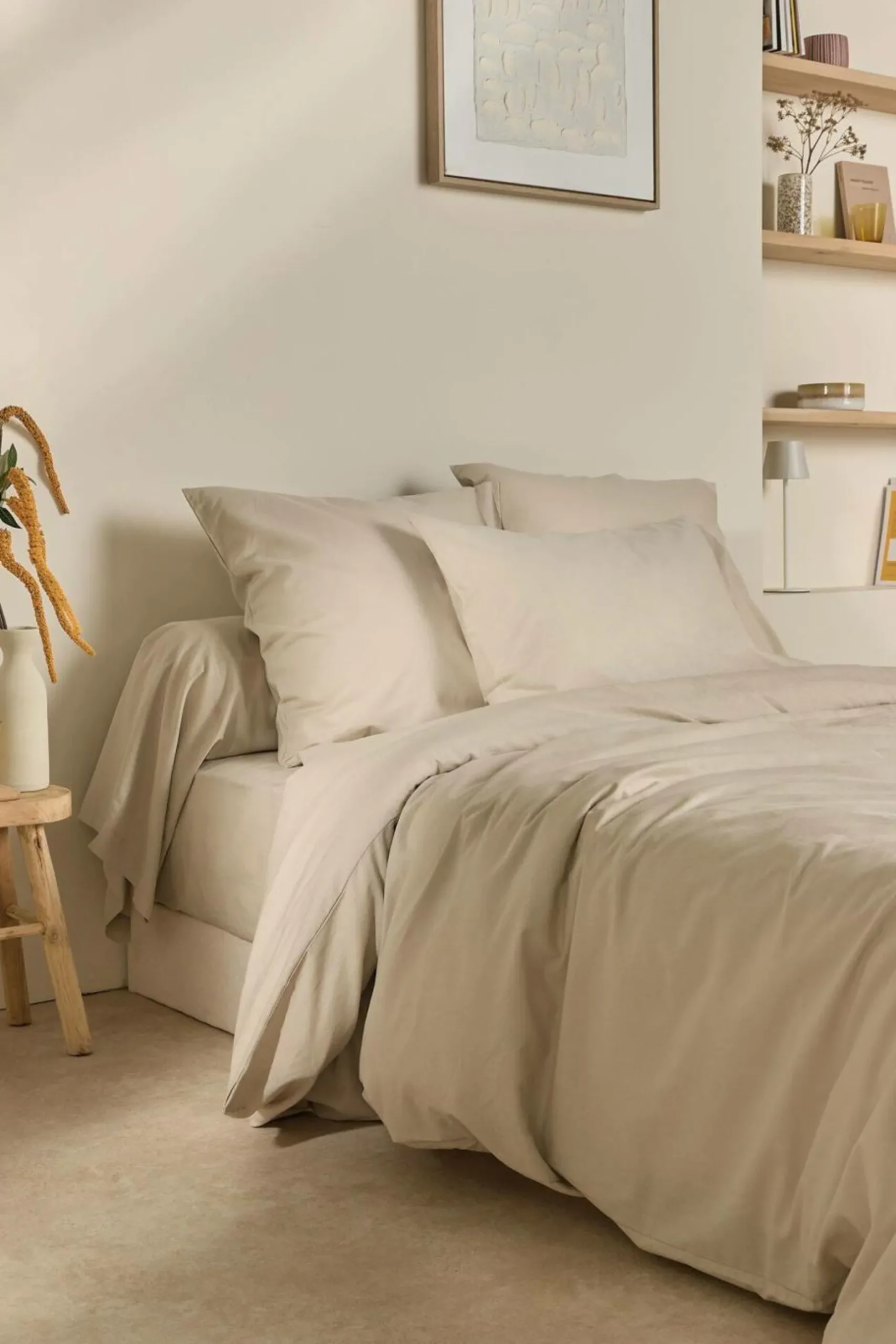 Draps Housse>Camif Drap housse coton Valentine - - 140 x 190 cm Lin