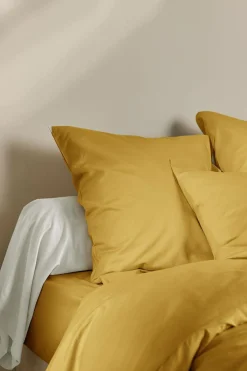 Draps Housse></noscript>Camif Drap housse coton lin Valentine - - 140 x 190 cm Curry