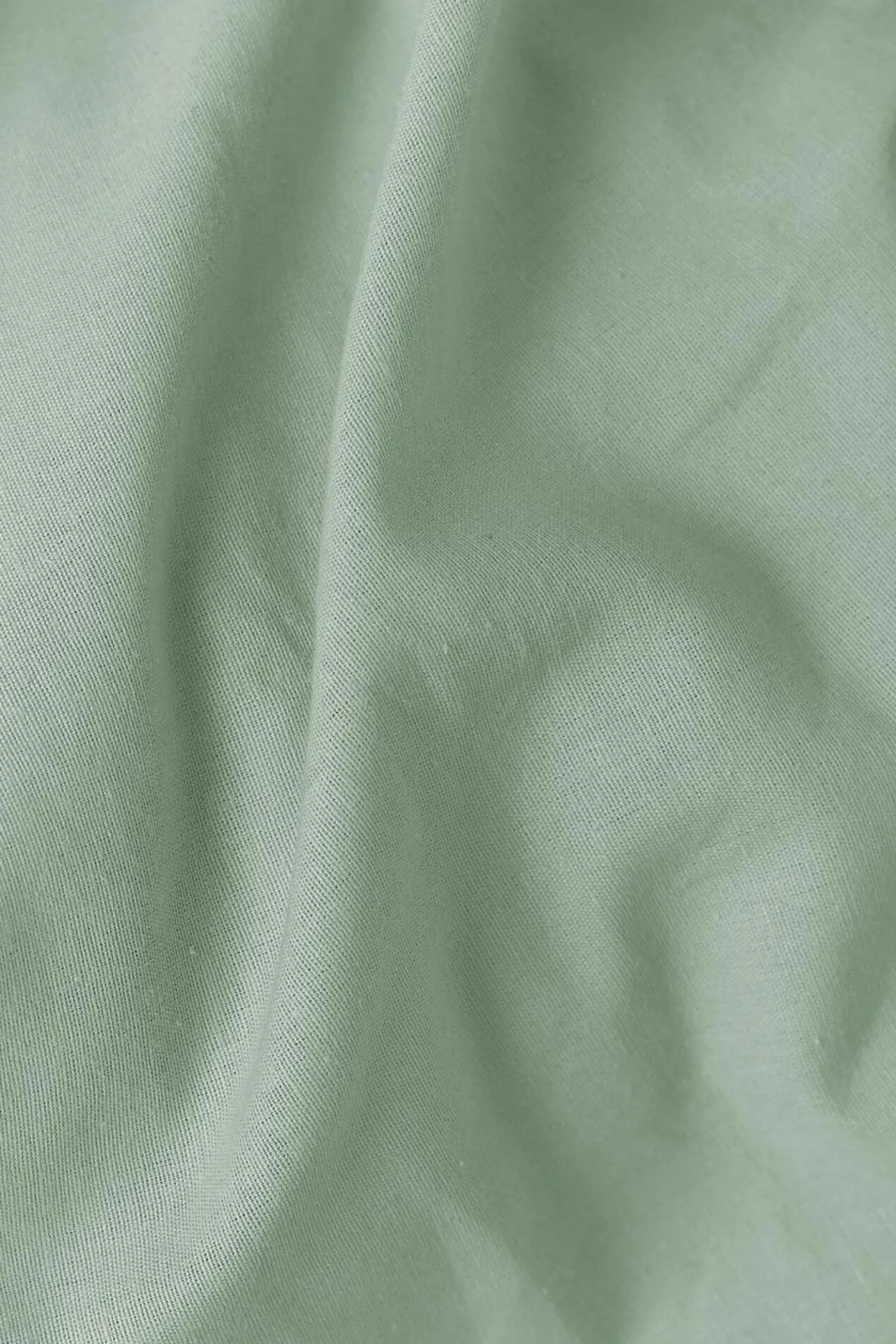 Draps Housse>Camif Drap housse coton lin Valentine - - 140 x 190 cm Bleu écume