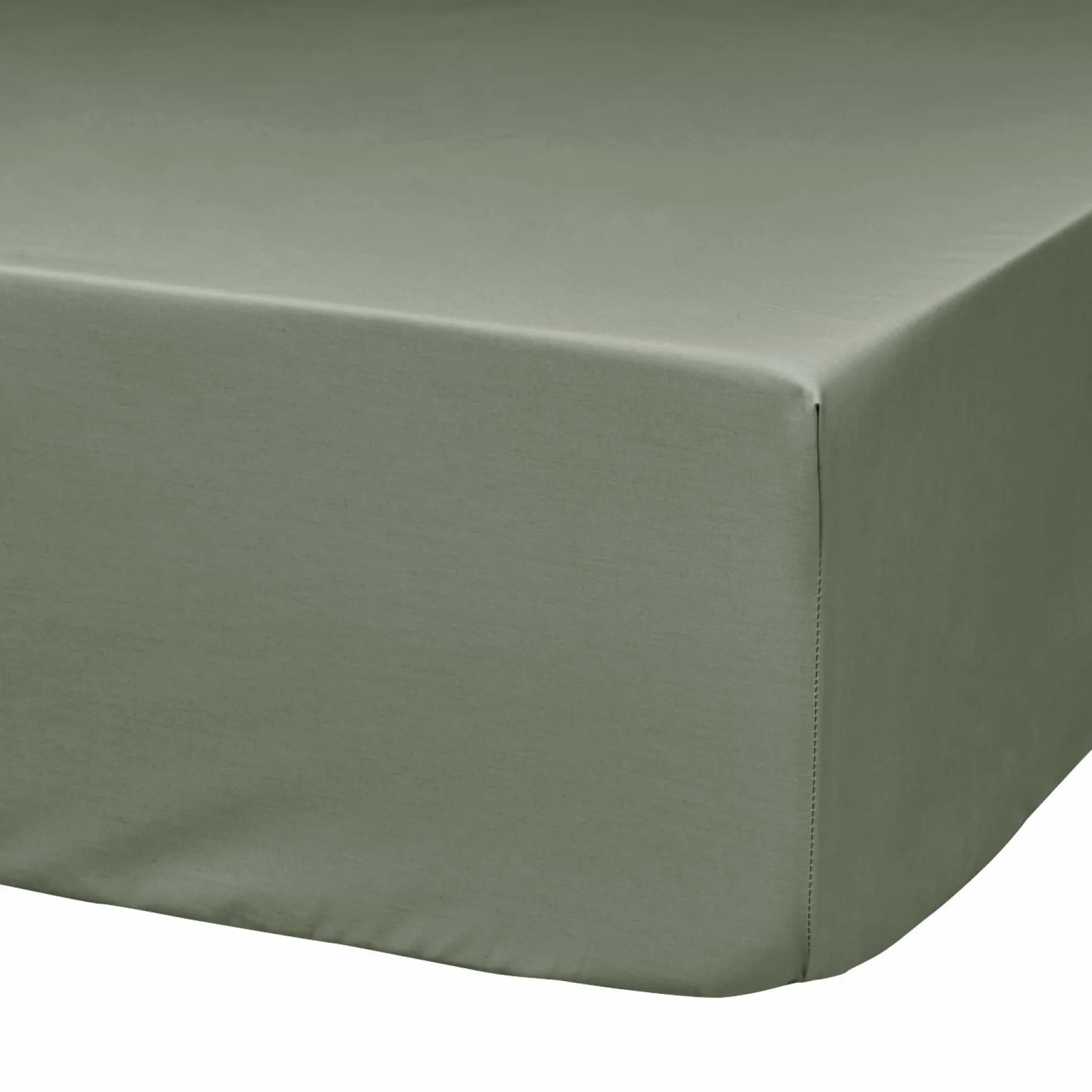 Draps Housse>Camif Drap housse matelas très épais percale bio Elise - - 140 x 190 cm Lichen Vert