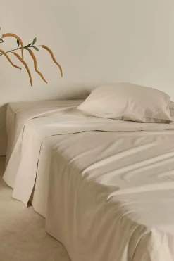 Draps>Camif Drap plat coton Valentine - - 270 x 300 cm Lin