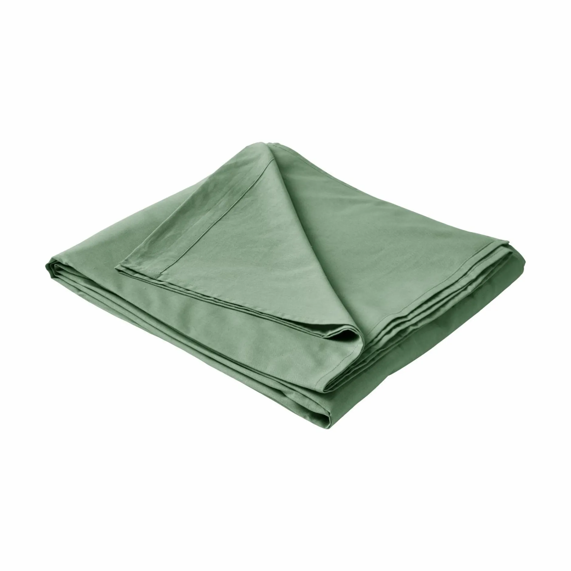 Draps>Camif Drap plat coton lin Valentine - - 240 x 300 cm Vert Amande