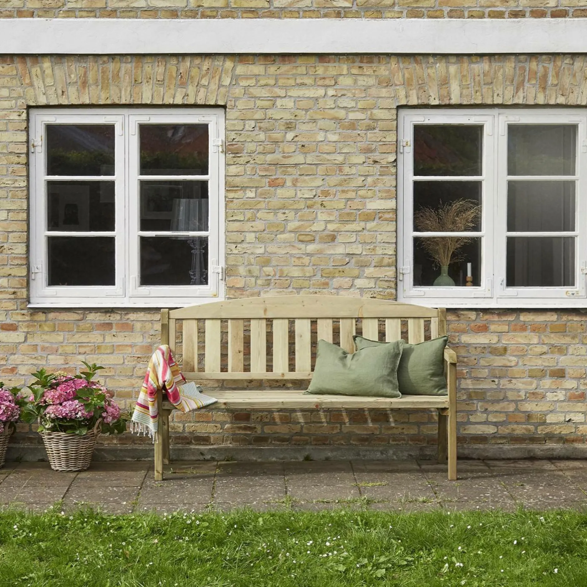 Bancs De Jardin>Camif EKJU Banc 3 Places en Bois Edie