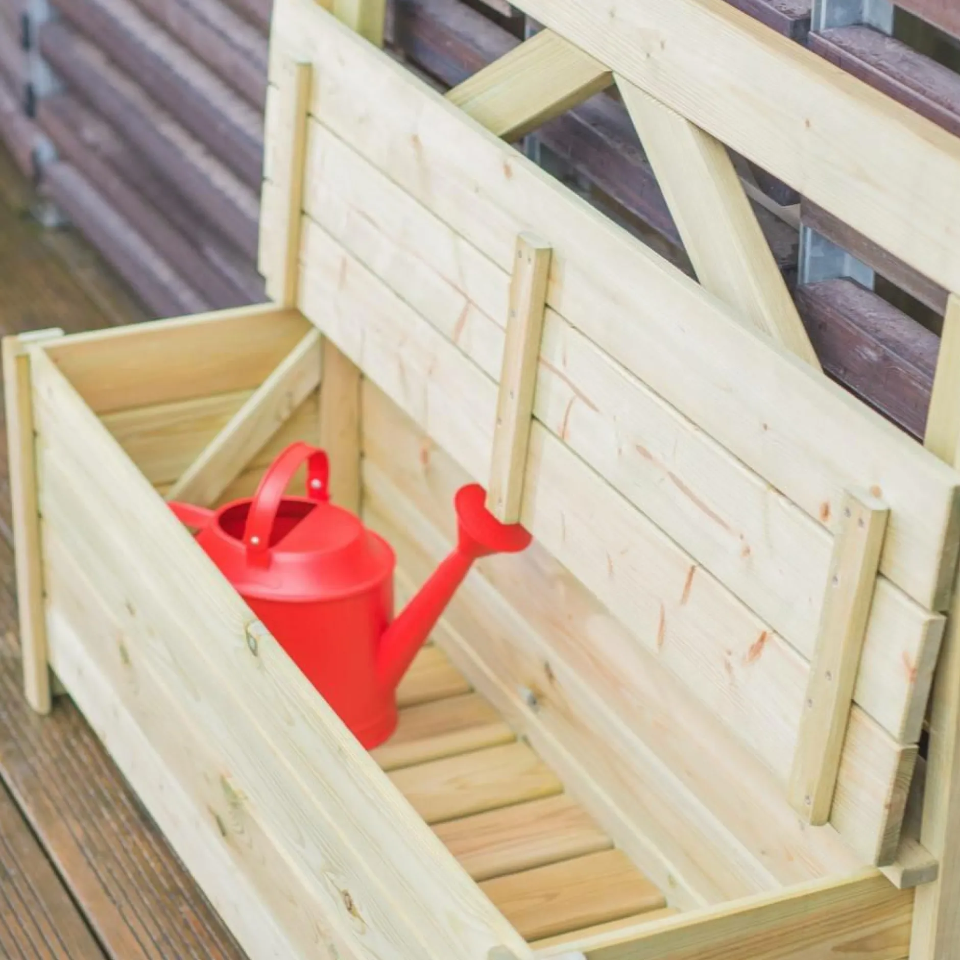 Bancs De Jardin>Camif EKJU Banc Coffre en Bois Elmo