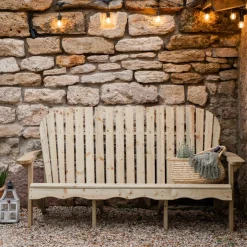 Canapés Et Fauteuils De Jardin>Camif EKJU Banquette 3 Places Ezra en Bois