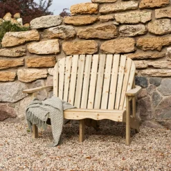 Canapés Et Fauteuils De Jardin>Camif EKJU Banquette 2 Places Ezra en Bois