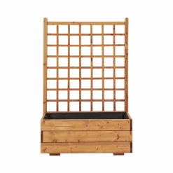 Pots Et Jardinières>Camif EKJU Jardinière avec Trellis en Bois Elsie