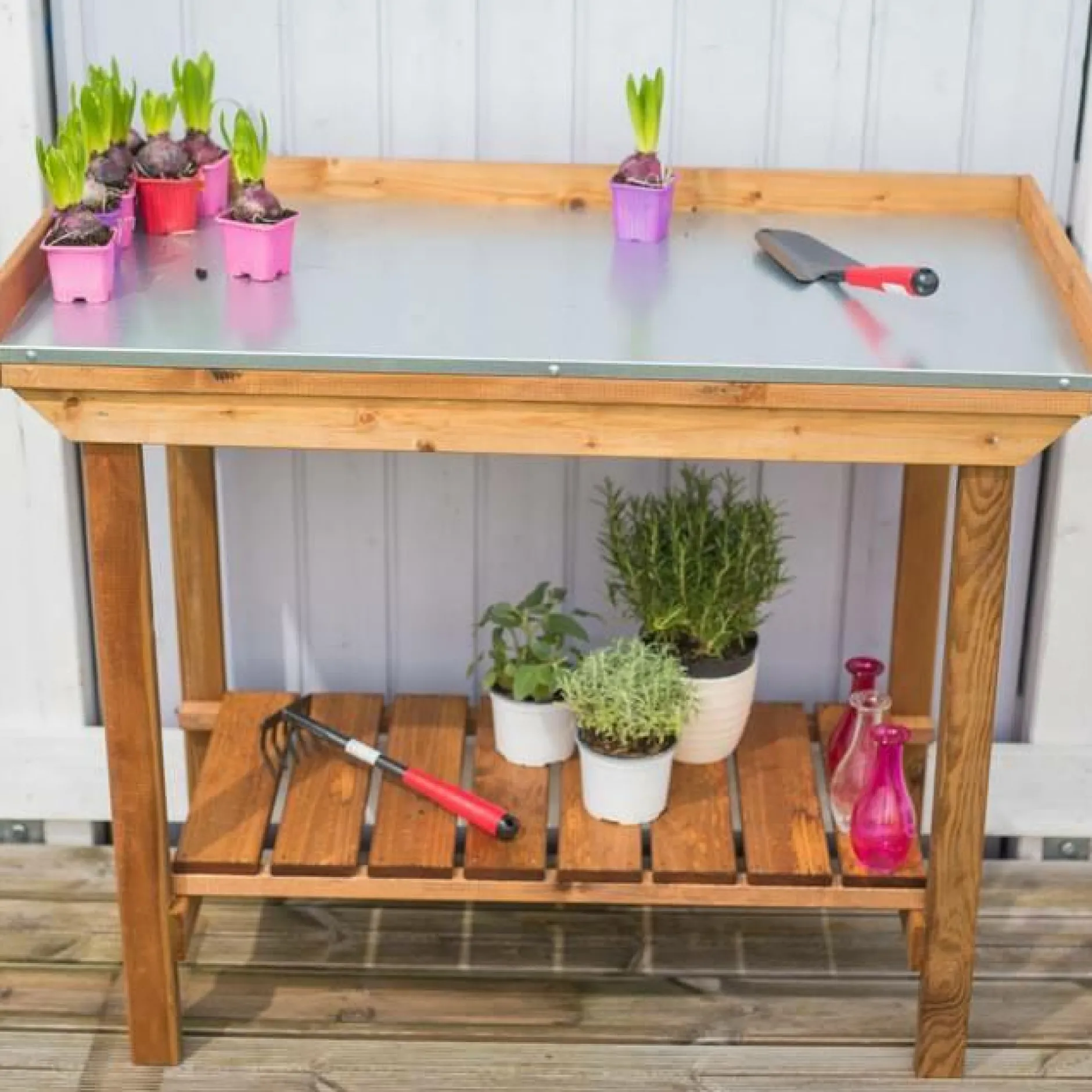 Carrés De Potager>Camif EKJU Table de Rempotage en Bois Edna