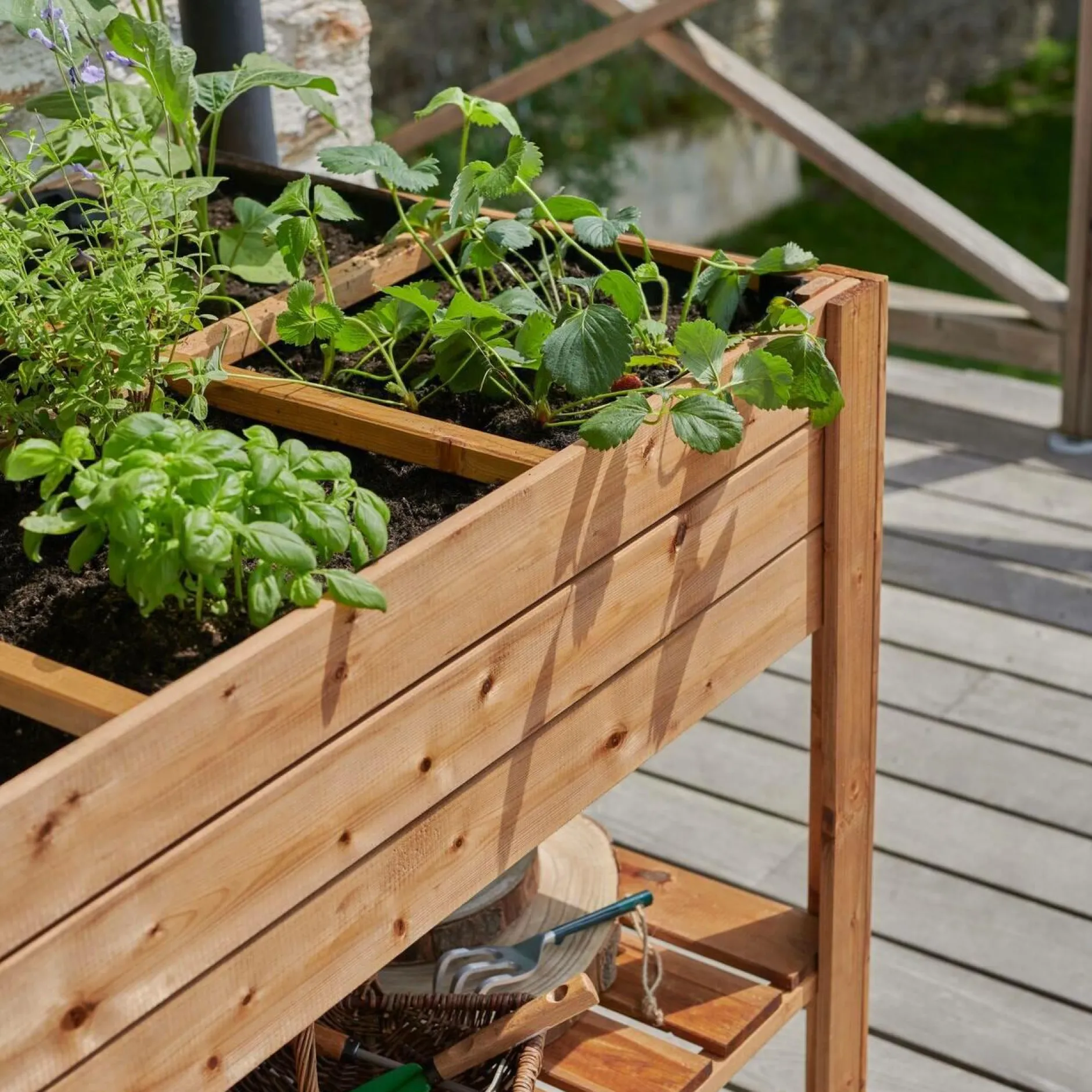 Carrés De Potager>Camif EKJU Table Potagère sur Pieds en Bois Elga
