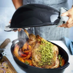 Plats À Four></noscript>Camif EMILE HENRY Brique à rôtir XL Fusain