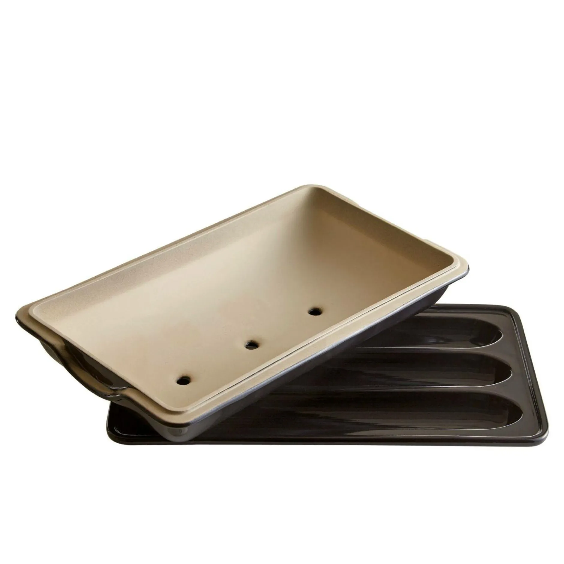 Moules À Pain>Camif EMILE HENRY Moule à baguettes Fusain