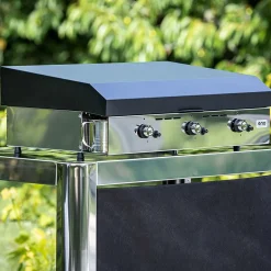 Accessoires Planchas Et Barbecues></noscript>Camif ENO Couvercle Plancha Initial/Océane 65 en Acier Noir