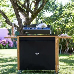 Dessertes Planchas>Camif ENO Desserte Émile en Bois et HPL en robinier et plateau HPL