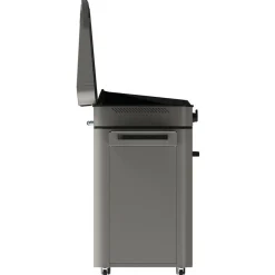 Ensembles Planchas Et Dessertes></noscript>Camif ENO Ensemble Plancha sign Gaz 65, Couvercle et Chariot - Inox