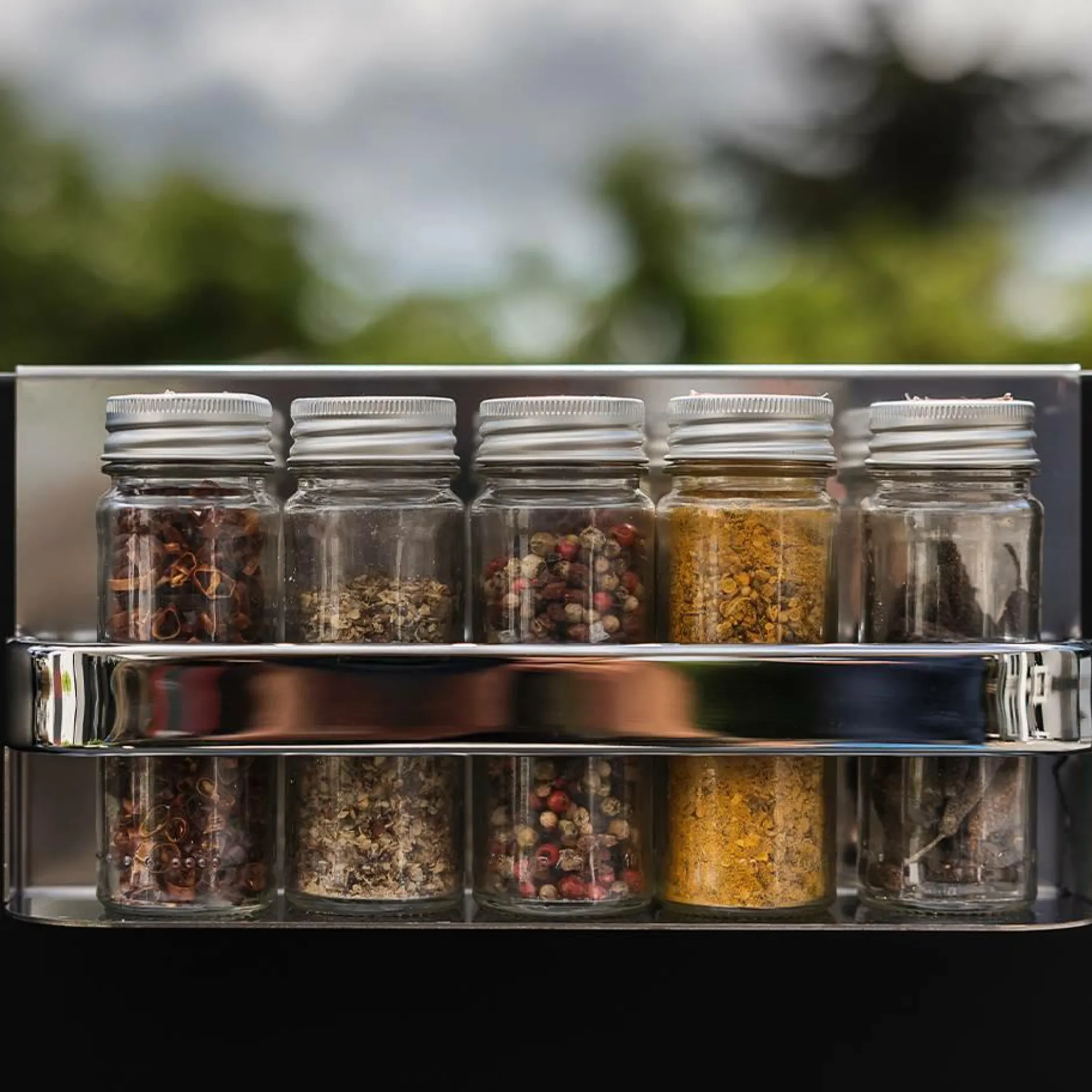 Cuisines D'Extérieur>Camif ENO Kit 4 Accessoires pour Cuisine d'Extérieur Modulo en Inox