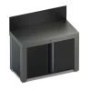 Cuisines D'Extérieur|Dessertes Planchas>Camif ENO Meuble de Cuisine pour Plancha 120 x 60 cm Félix en Acier Gris et Noir
