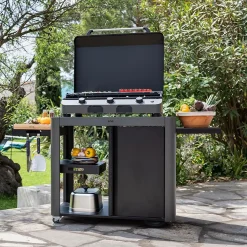 Planchas>Camif ENO Plancha Fusion Gaz 75 - Acier Gris