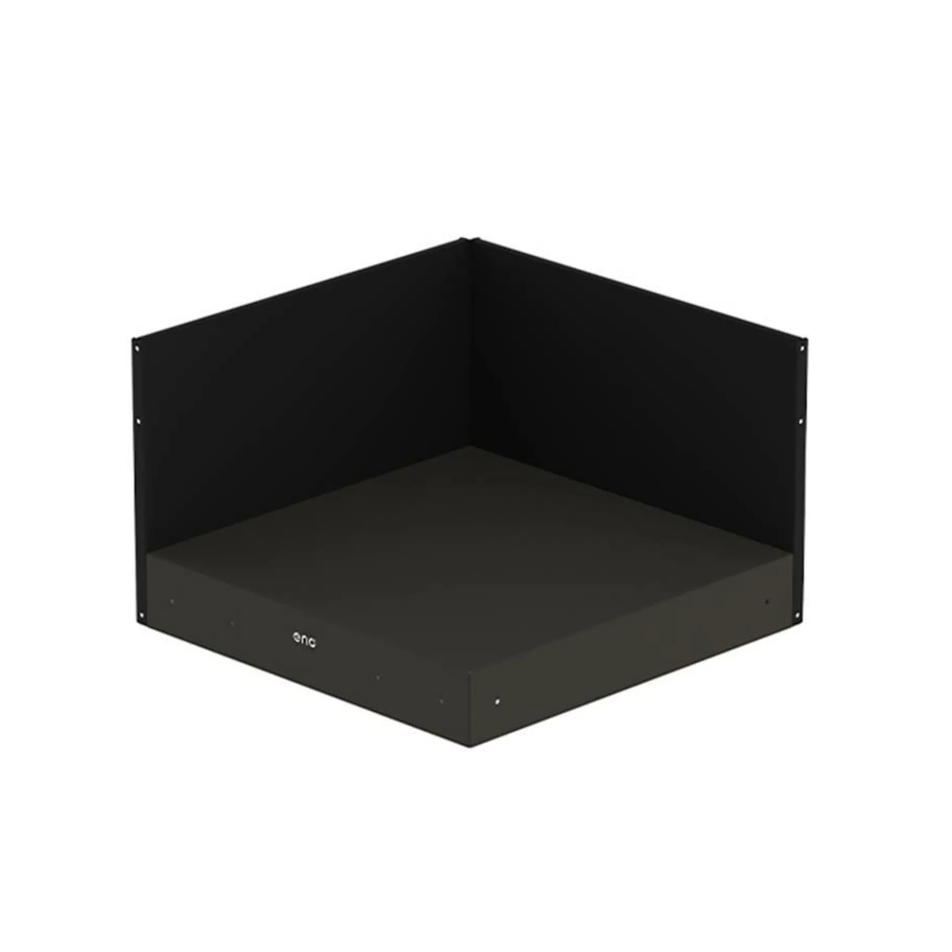 Cuisines D'Extérieur>Camif ENO Plateau d'Angle pour Cuisine d'Extérieur Modulo en Acier Gris Cargo et Noir