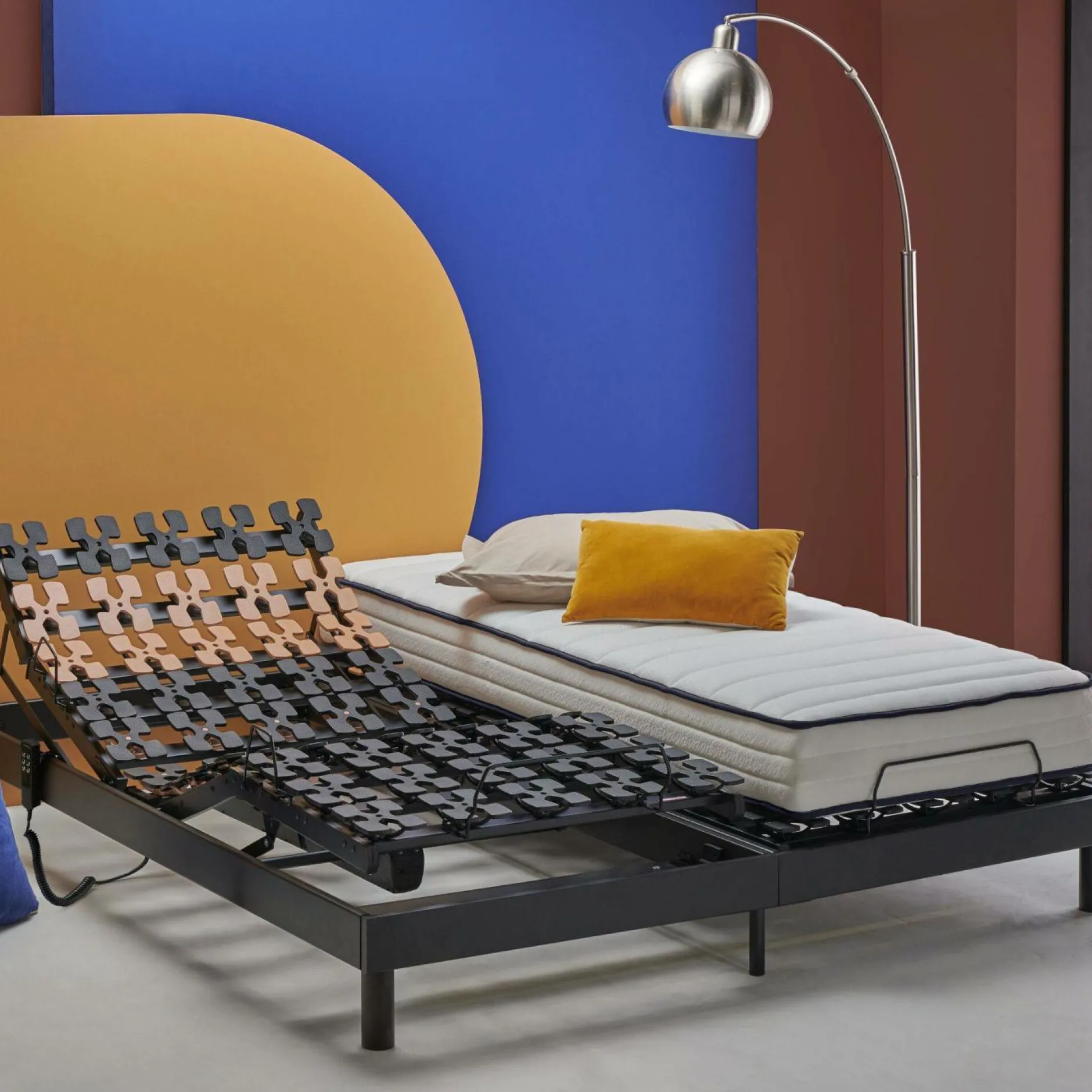 Ensembles Lits Électriques Et Matelas>Camif Ensemble électrique Cléophée et Marin - 90 x 190 cm