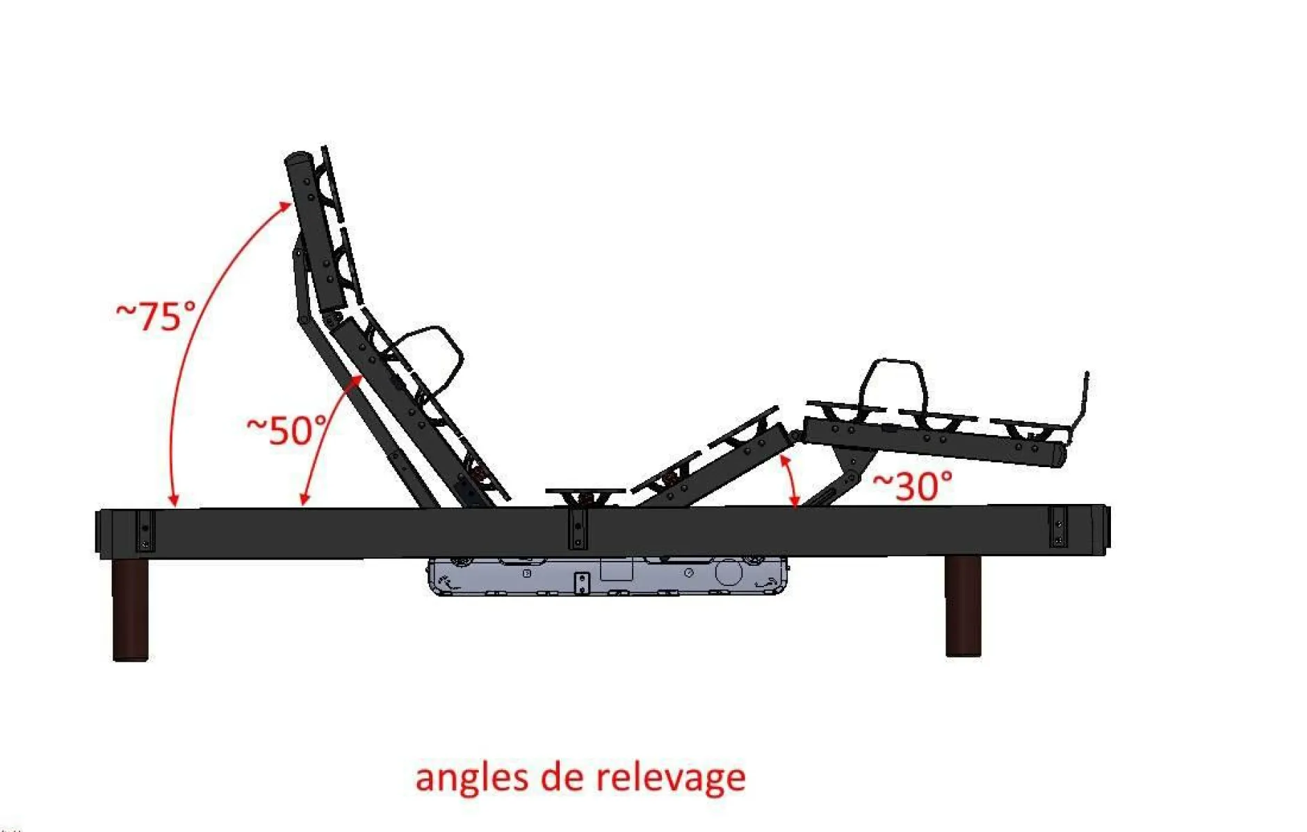 Ensembles Lits Électriques Et Matelas>Camif Ensemble électrique Cléophée et Marin - 90 x 190 cm