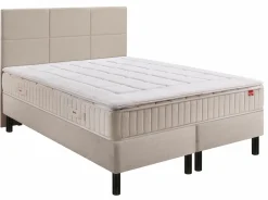 Ensembles Matelas Et Sommier>Camif EPEDA Ensemble 5 en 1 Boxspring Enchanteur - - 2 x 100 x 200 cm Lin