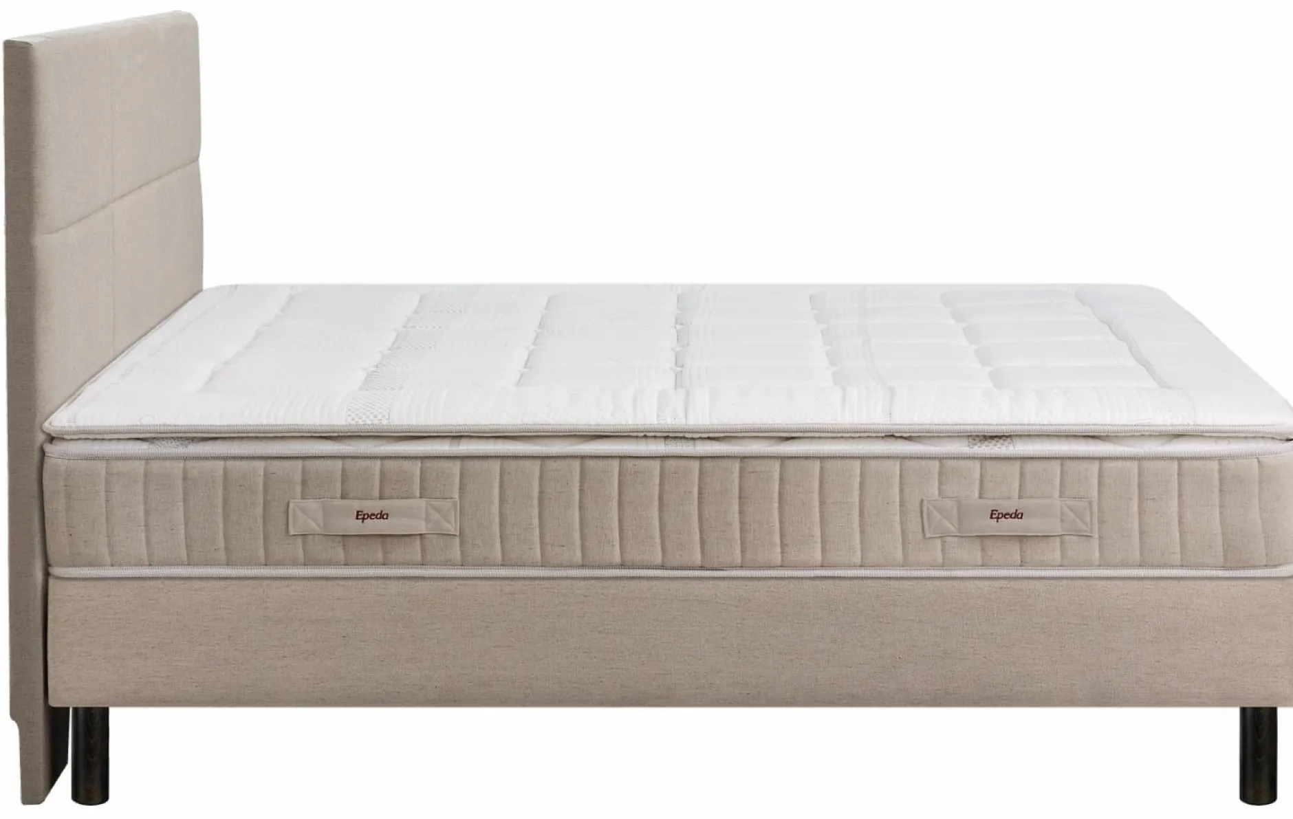 Ensembles Matelas Et Sommier>Camif EPEDA Ensemble 5 en 1 Boxspring Enchanteur - - 2 x 100 x 200 cm Lin