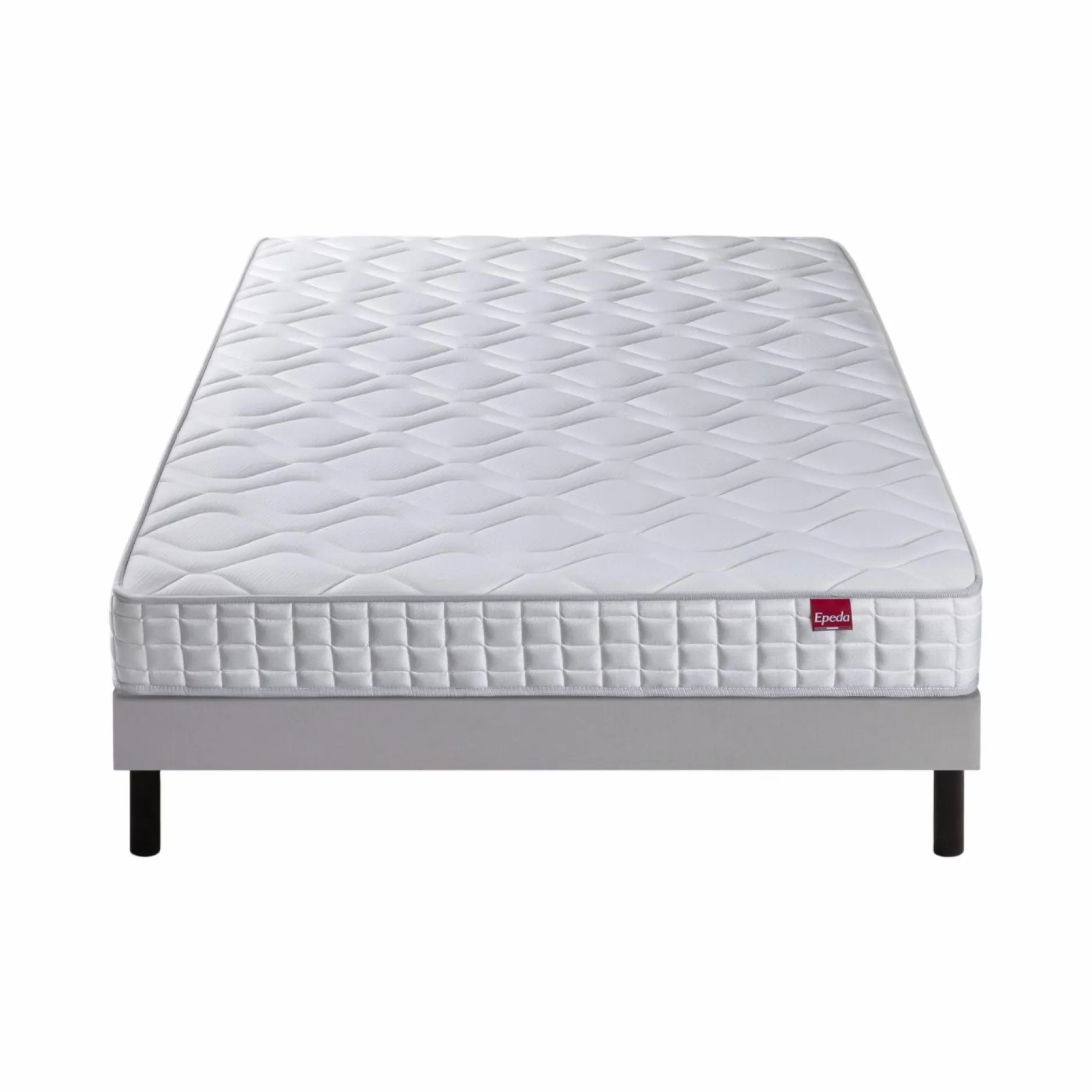 Ensembles 90 X 190 Cm|Ensembles 140 X 190 Cm>Camif EPEDA Ensemble matelas et sommier Distinct 3 - 2 x 80 x 200 cm