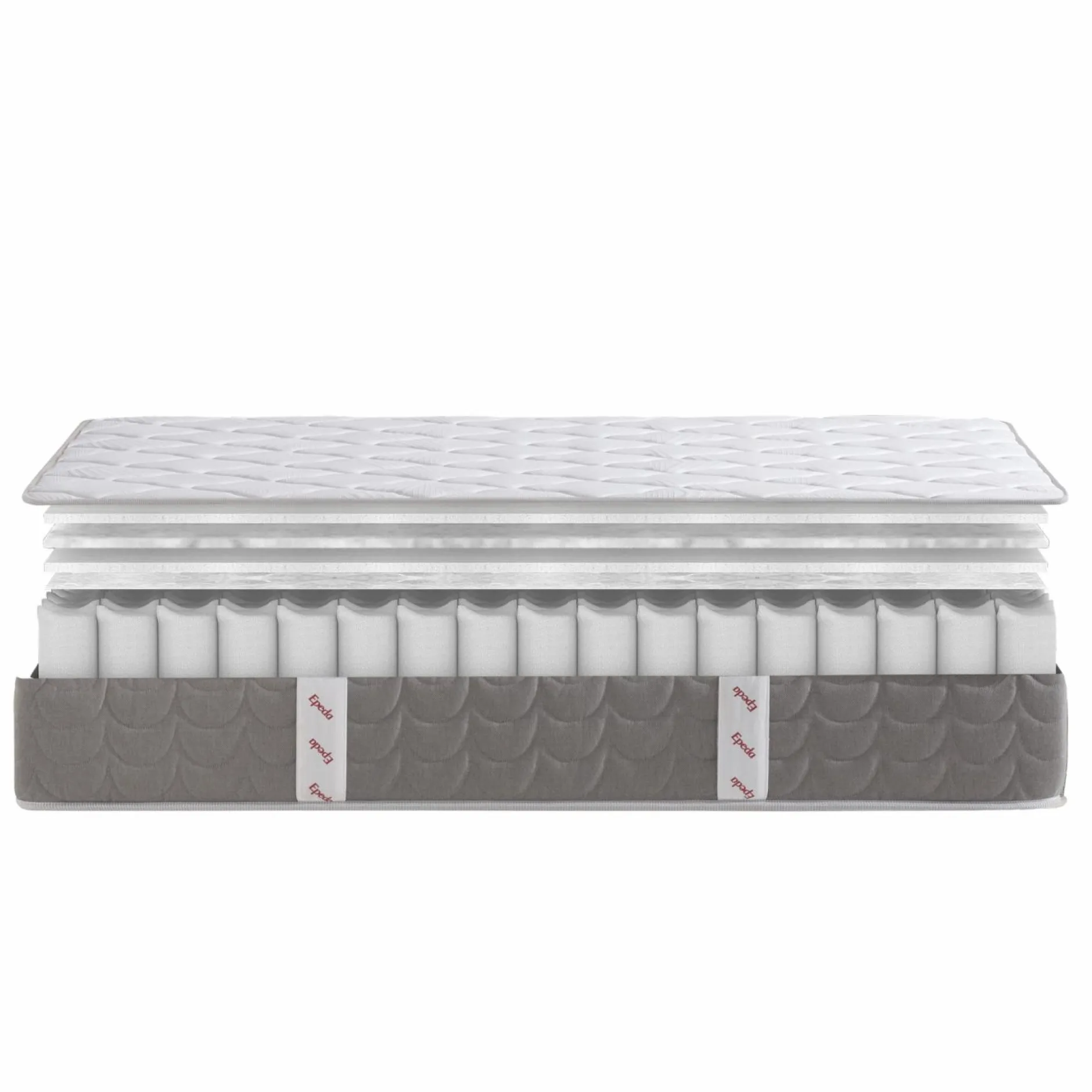 Matelas 160 X 200 Cm|Matelas 140 X 190 Cm>Camif EPEDA Matelas ressorts ensachés 22 cm Erisia - 90 x 190 cm