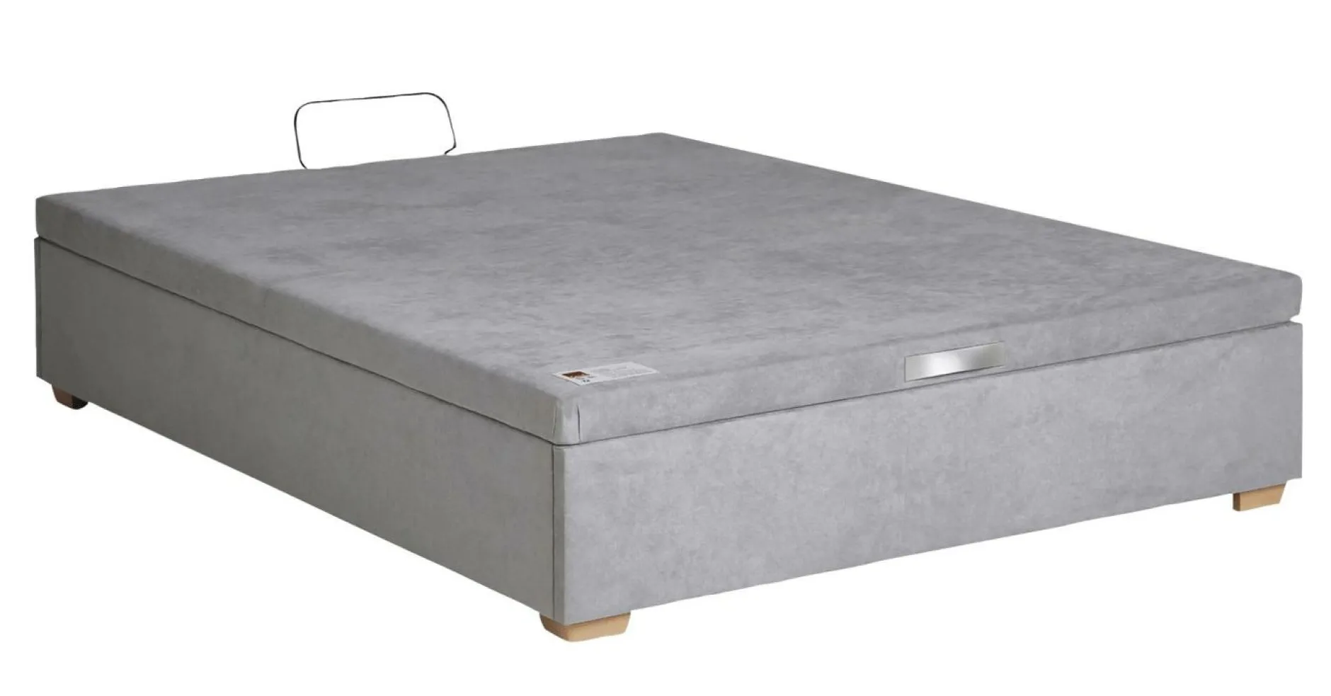 Sommiers 140 X 190 Cm|Sommiers 160 X 200 Cm>Camif EPEDA Sommier coffre 34 cm Hercule - - 140 x 190 cm Gris Souris