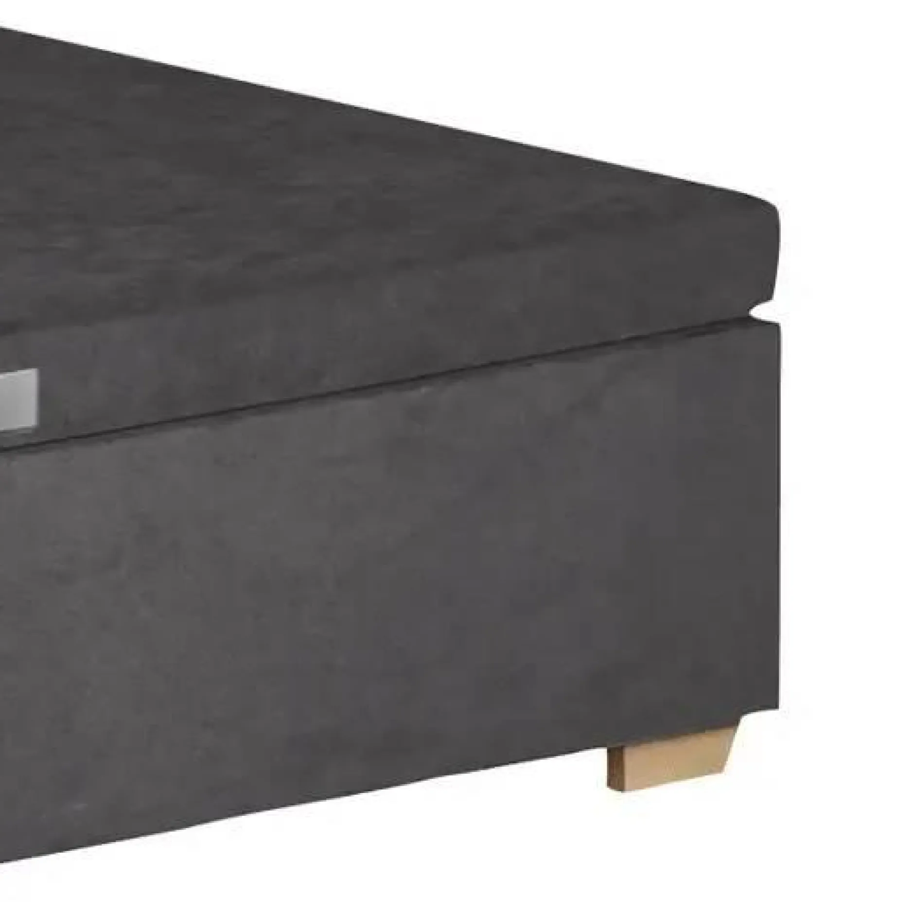 Sommiers 140 X 190 Cm|Sommiers 160 X 200 Cm>Camif EPEDA Sommier coffre 34 cm Hercule - - 90 x 200 cm Gris Béton
