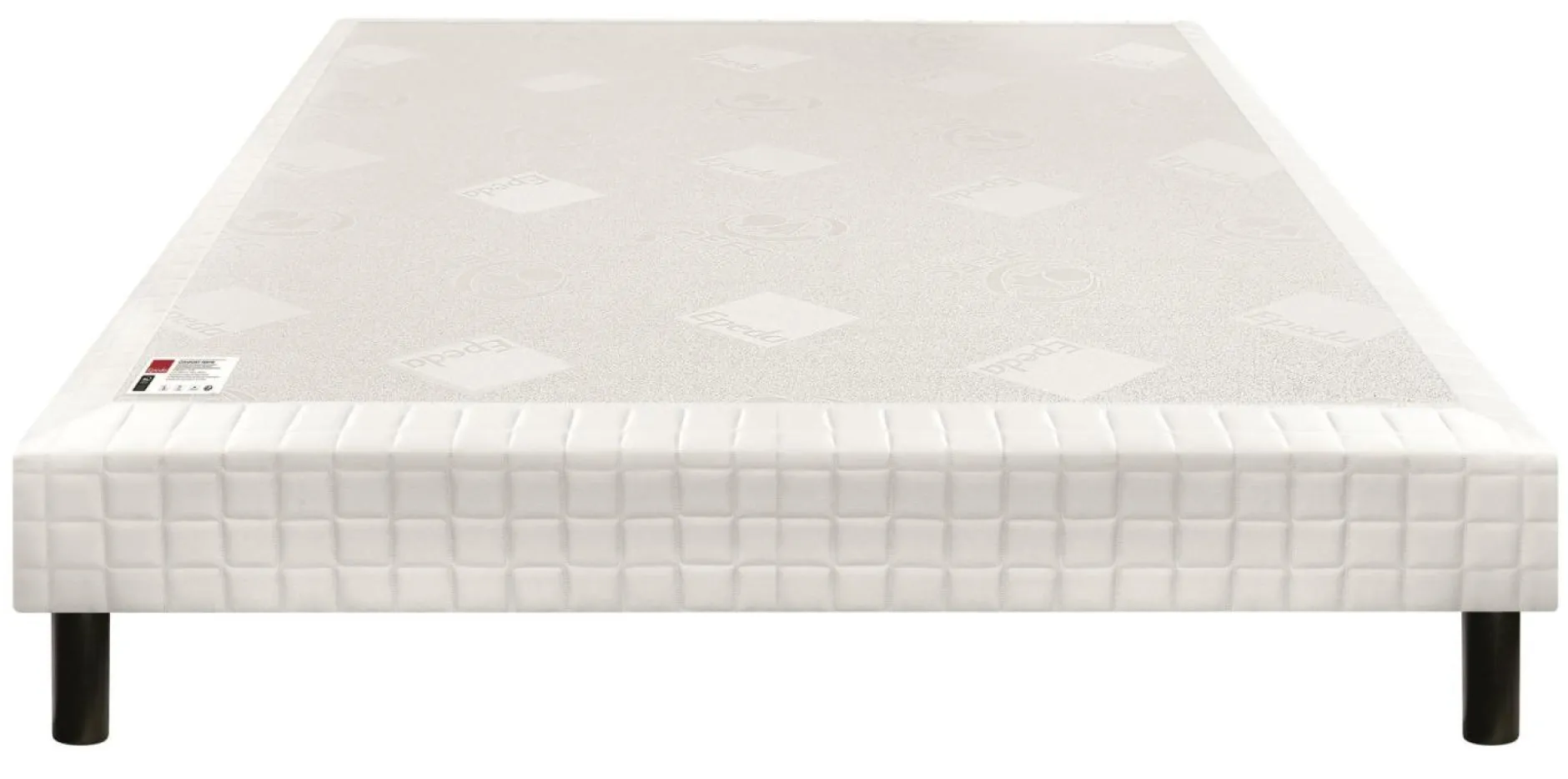 Sommiers 90 X 190 Cm|Sommiers 140 X 190 Cm>Camif EPEDA Sommier tapissier à lattes 15 cm Nature - - 100 x 200 cm Ecru